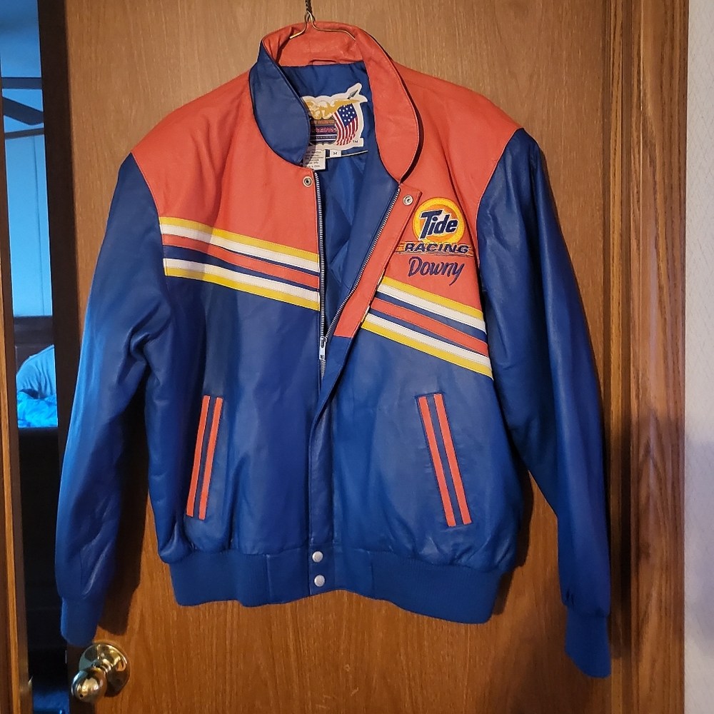 All leather Tide Nascar Jacket Not for sale